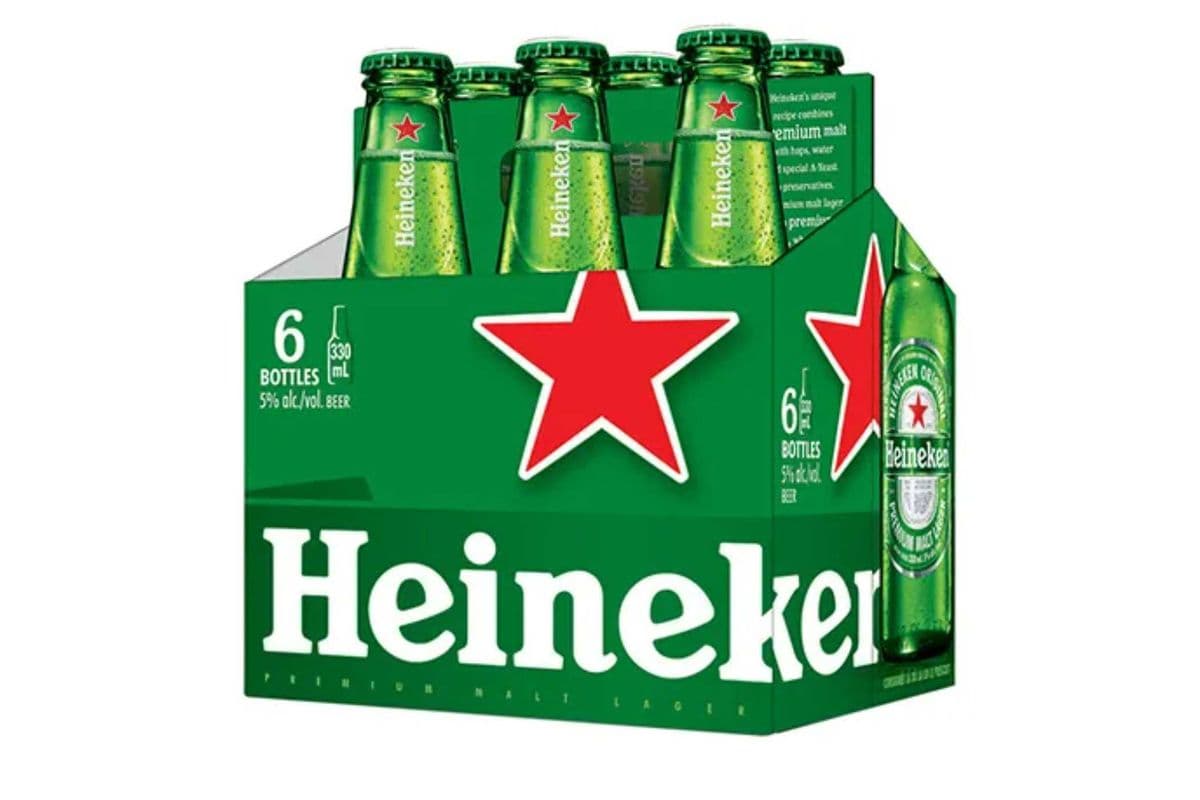Heineken (6 x 330 ml Bottles)