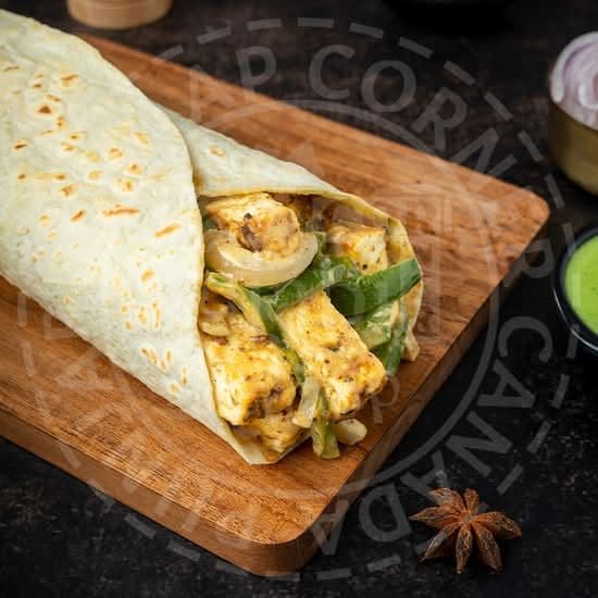Malai Paneer Tikka Wrap