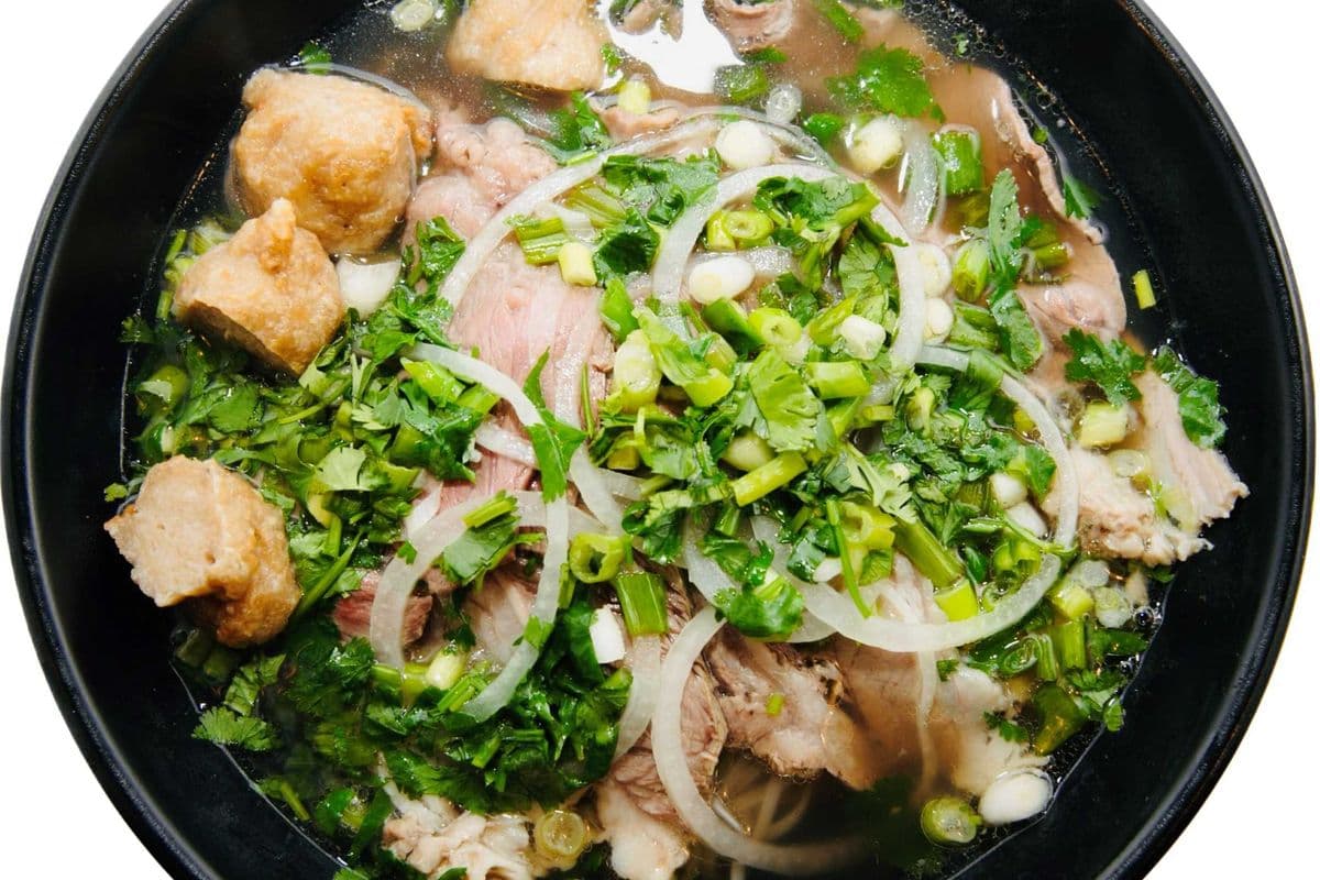17. Rare Beef and Brisket Noodle Soup
