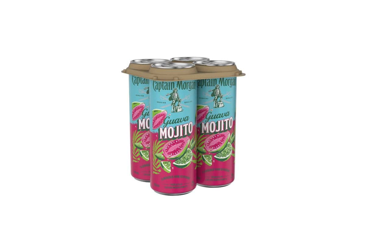 Captain Morgan Guava Mojito (4 x 355mL Cans)