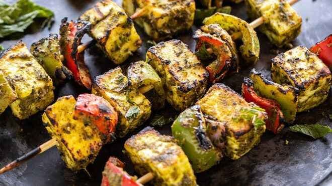 Pudina Paneer Tikka