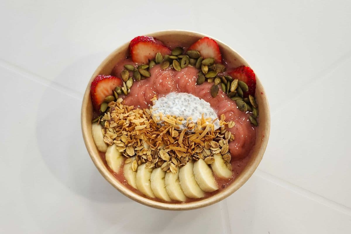 Strawberry Banana Power Bowl
