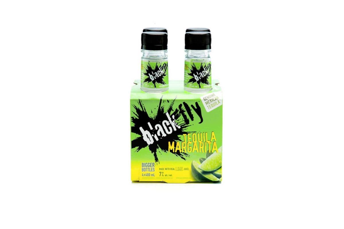 Black Fly Tequila Margarita (4 x 400 ml bottles)