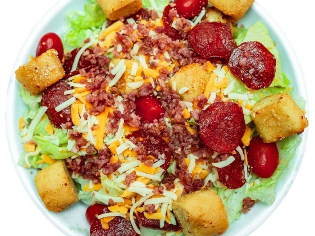 Crispy Pepperoni Salad