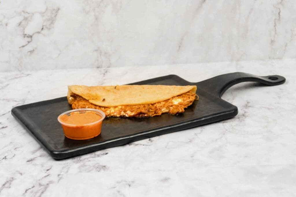 Chicken Tinga Quesadilla / Quesadilla de Tinga de Pollo