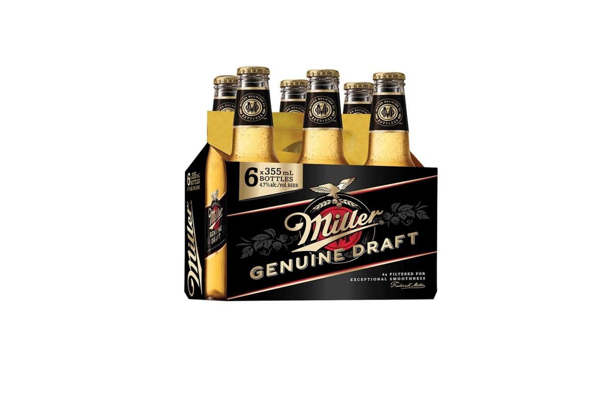 797299 - MILLER GENUINE DRAFT (6 x 330 ML BOTTLES)