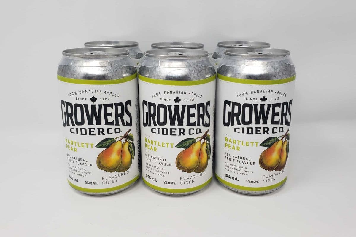 Growers Bartlett Pear (6 x 355ml)