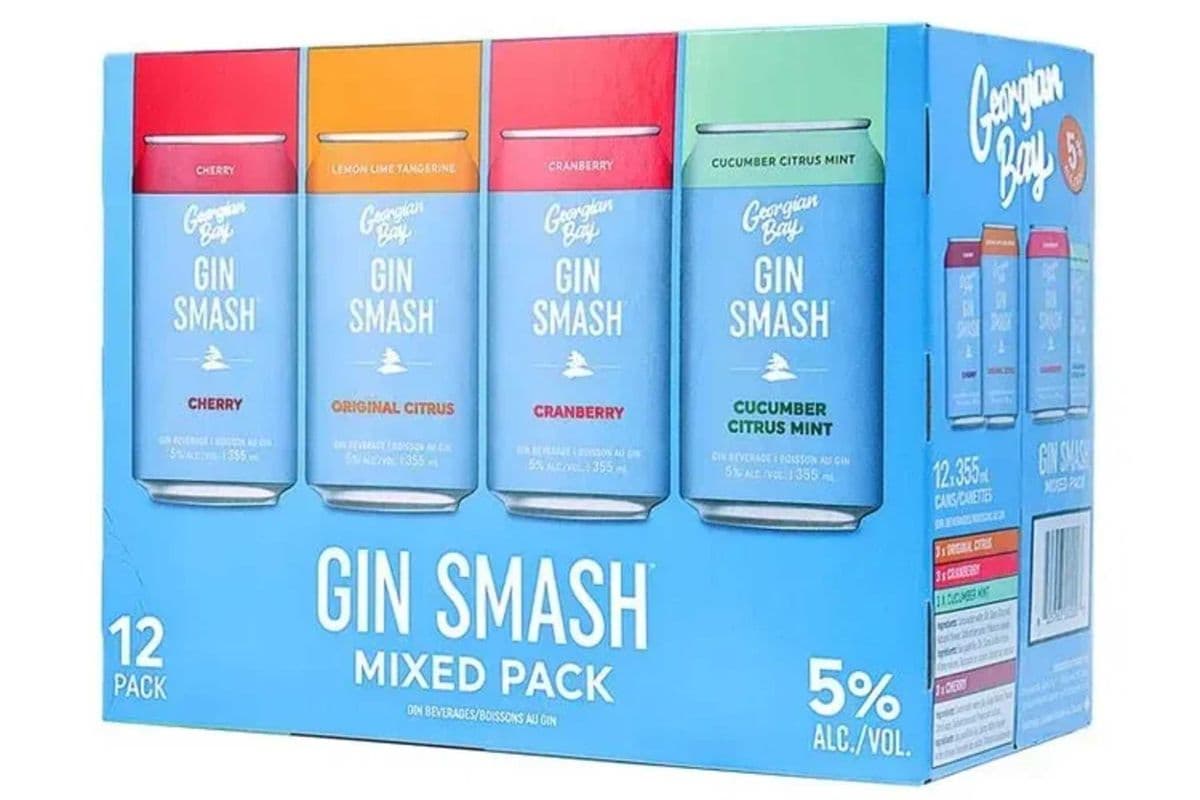 Georgian Bay Gin Smash Mixed Pack (12 x 355ml) (12 x 355ml)