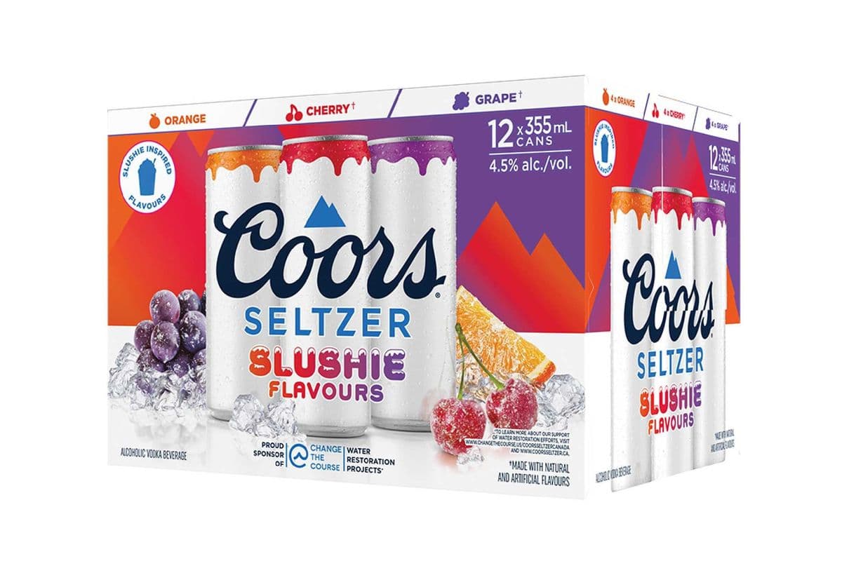 Coors Seltzer Slushie Mixer-12PK (12 x 355ml)