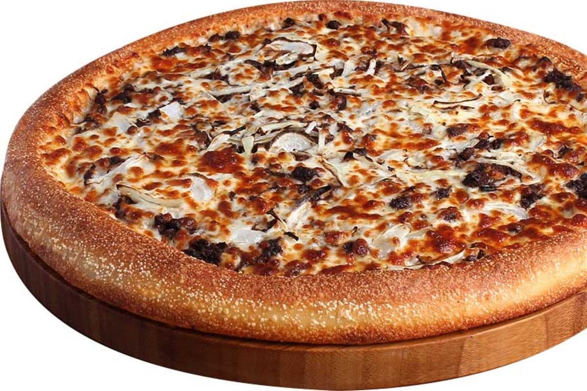 10" Beef & Onion (First Pizza)