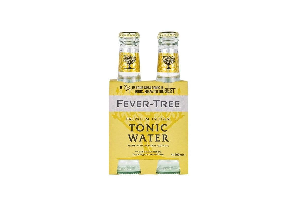 Fever Tree Tonic Water (4 x 200 ml Bottles)