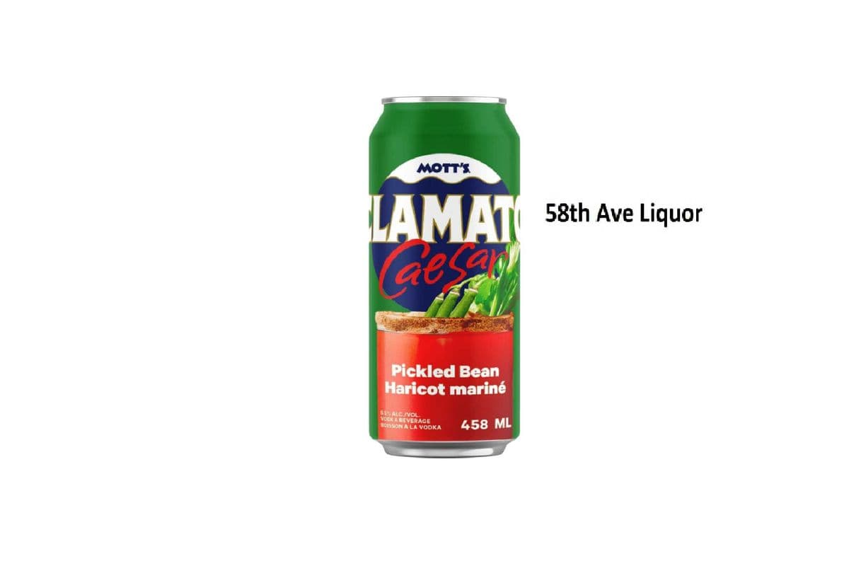 MOTT'S CLAMATO CAESAR PICKLED BEAN CAN (1 x 458ML)
