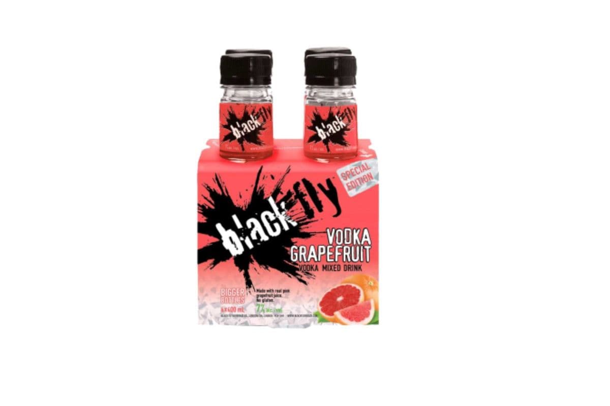 Black Fly - Vodka Grapefruit (4 Bottles) (4 x 400ml)