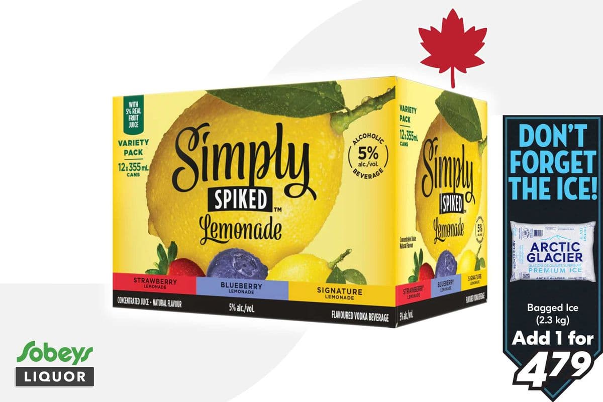 Simply Spiked Lemonade Variety Pack (12 x 355 ml)