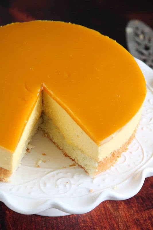 Vegan Mango Cream Whole Cake