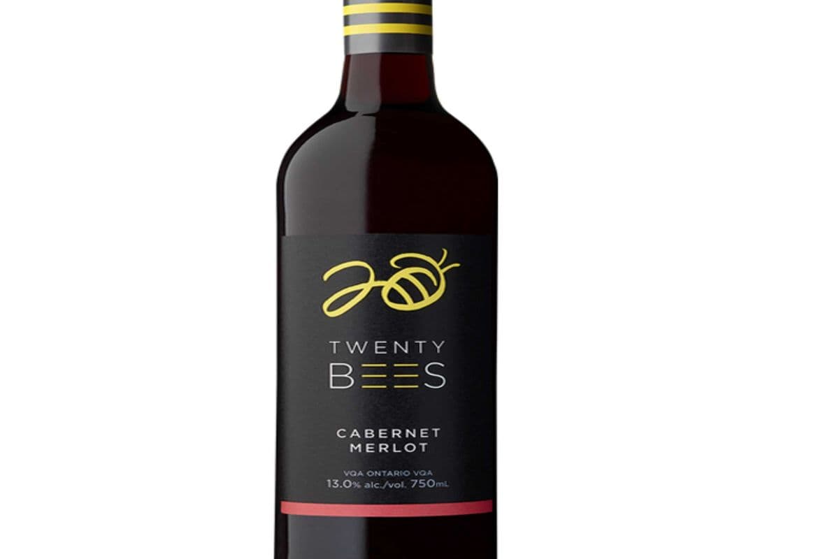 20 BEES CAB MERLOT-750ML (1 x 750 ML)