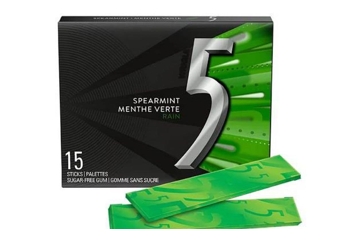 5 GUM - Menthe Verte / SpearMint (15 pcs)
