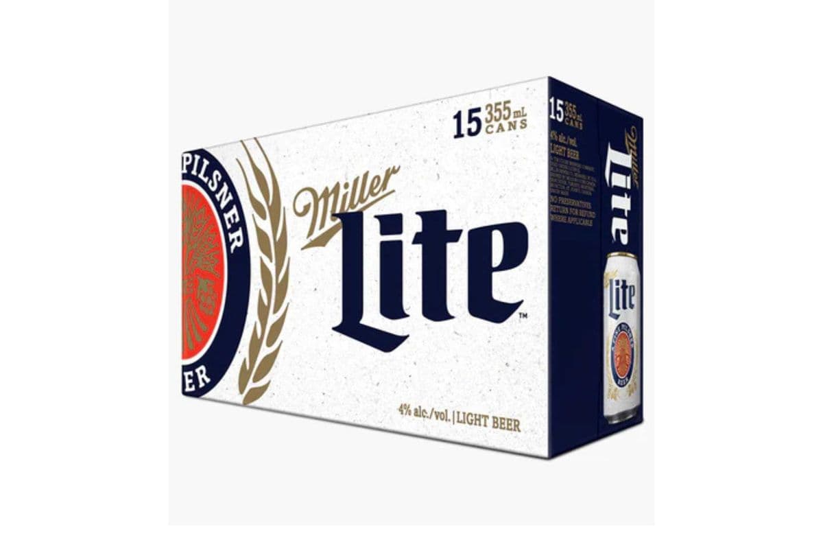 Miller Lite (15 Cans) (15 x 355ml)