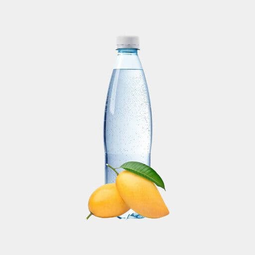 Eau pétillante mangue