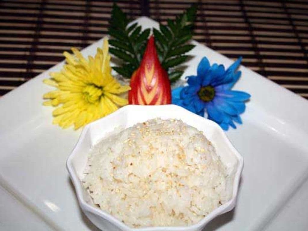 7. Steamed Rice