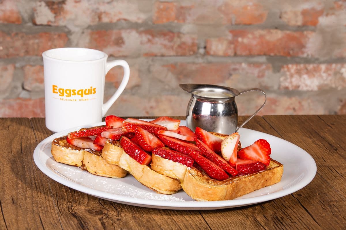 Pain doré Fraises / French Toast with Strawberries