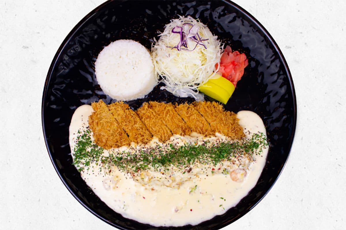 Fish Carbonara Katsu