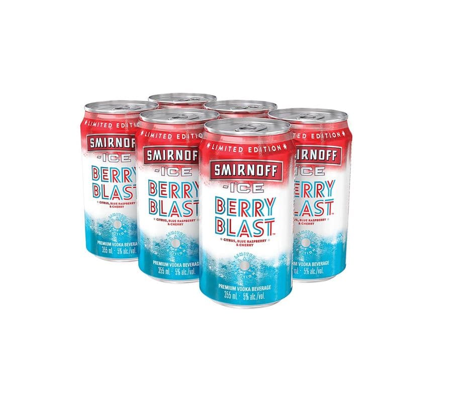 Smirnoff Ice Berry Blast - 6PK (6 x 355 mL Cans)