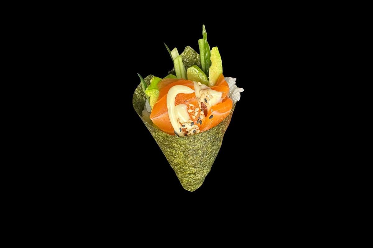 Salmon & Avocado Hand Cone (1 pc)