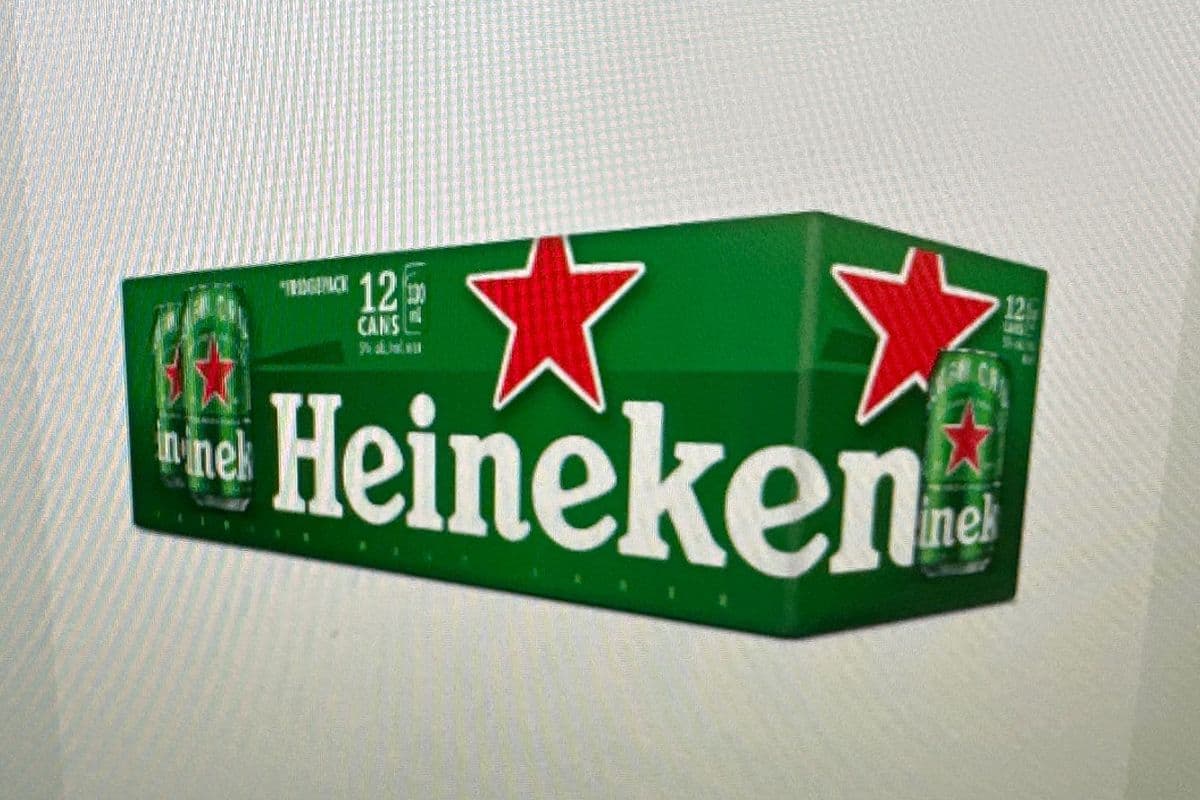 Heineken 5.0% Alcohol Volume Beer 12 CAN (12 x 330 ml)