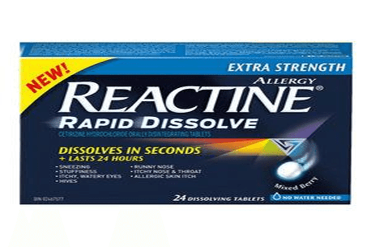 Reactine Extra Strength (Rapid Dissolve) (24 tabs)