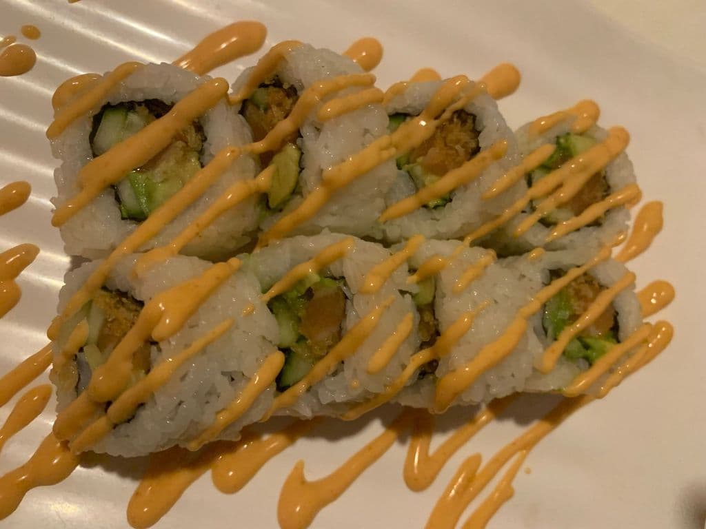 Spicy Salmon Crunchy Roll