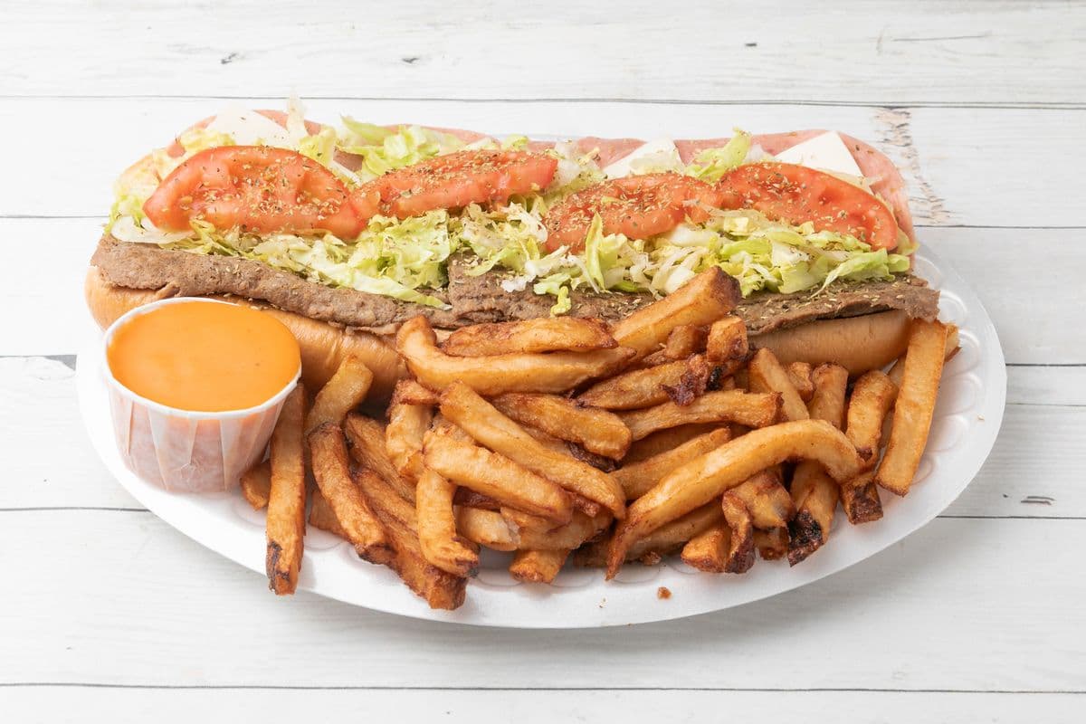 Trio sous-marin 10" au steak Philly & Pepperoni