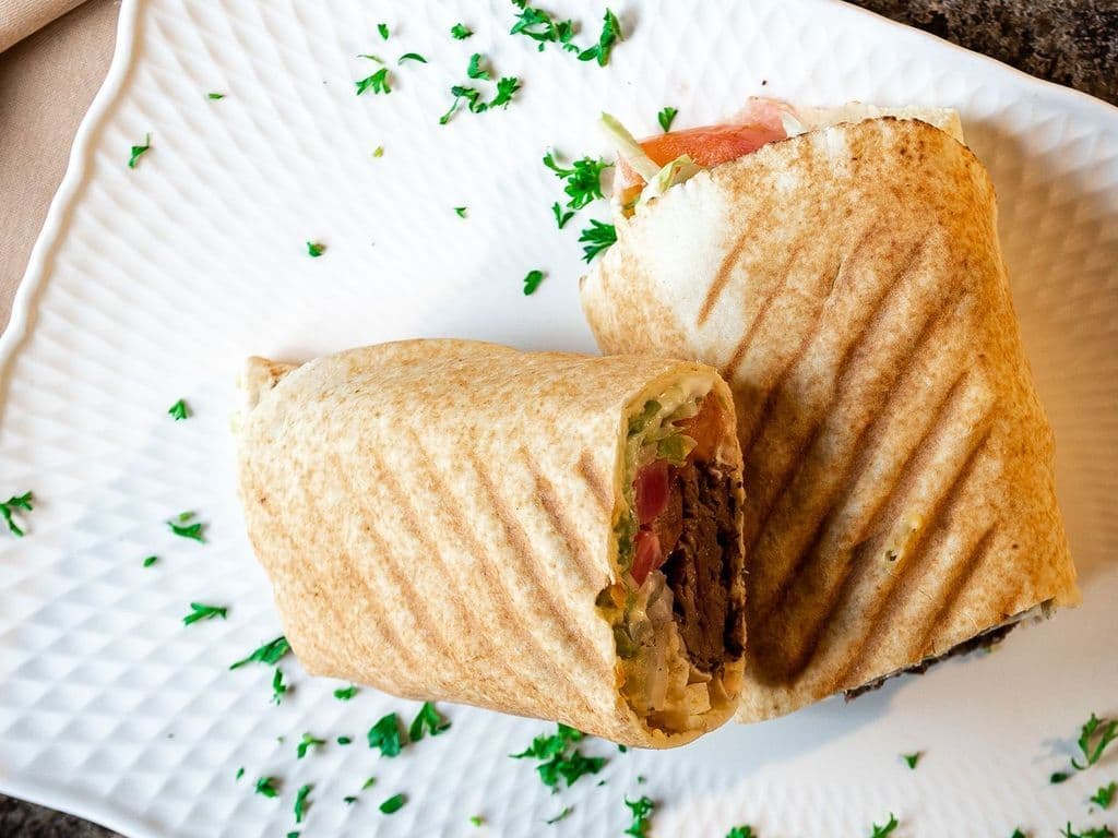 Beef Shish Kabob Wrap