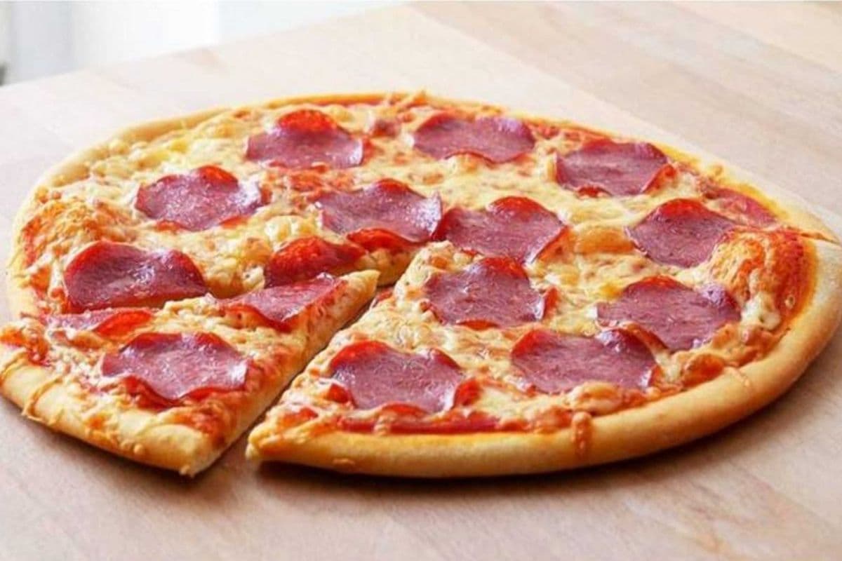 10. Large Salami Pizza