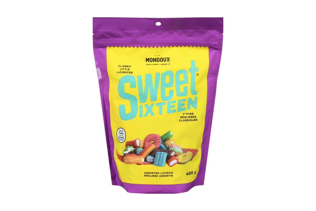 Sweet Sixteen Réglisse assortie (400g) 77387 / Sweet Sixteen Assorted Licorice (400g) 77387