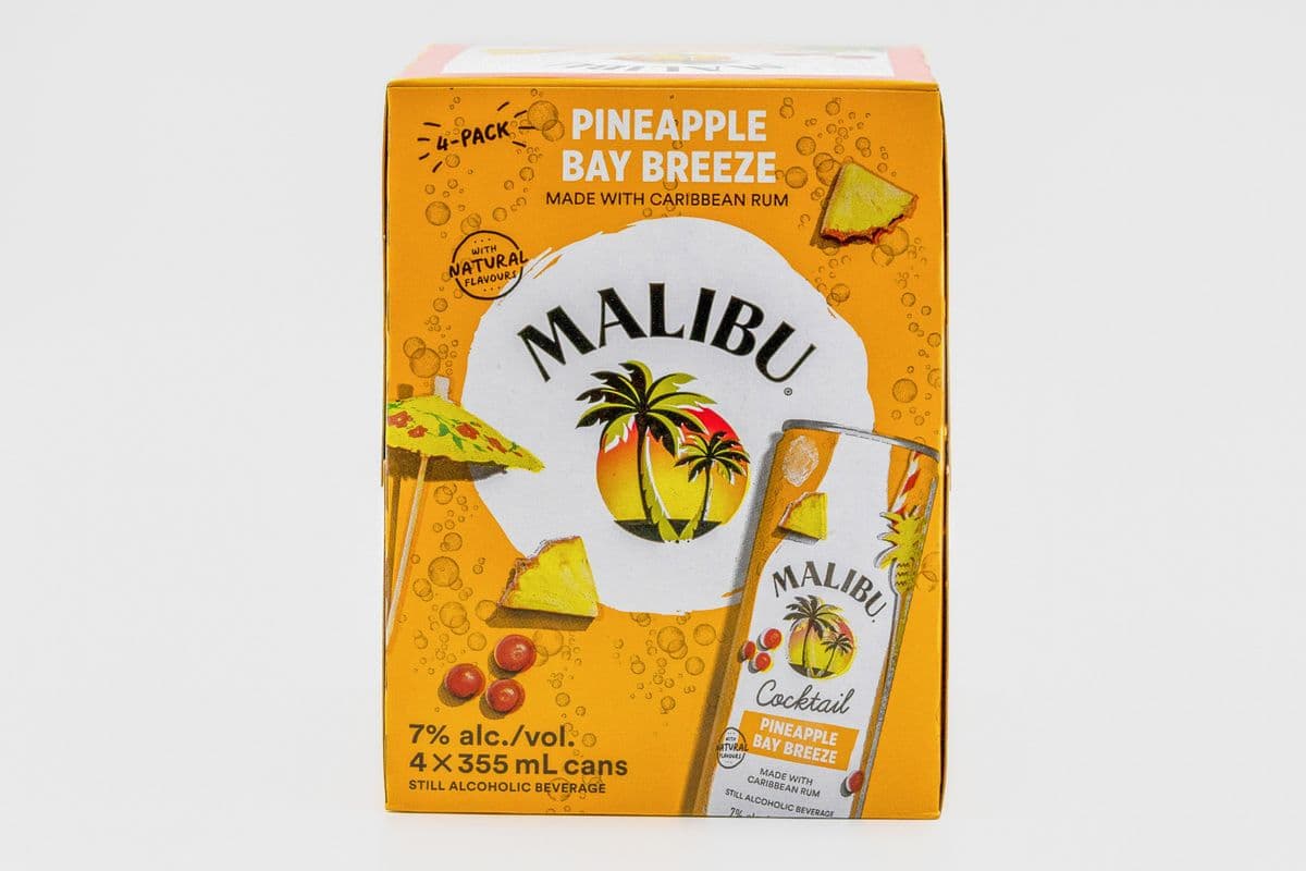 Malibu Pineapple Bay Breeze (4 x 355 mL)