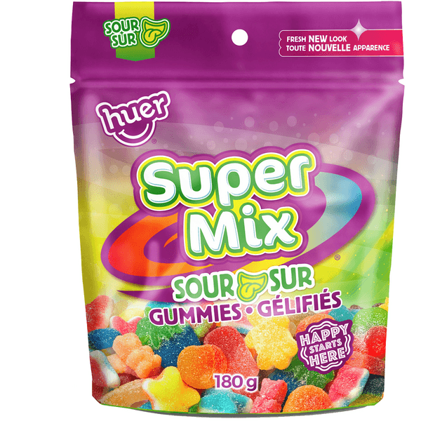Huer Super Mix Gélifiés Sur 165g/ Huer Super Mix Sour Gummies 165g