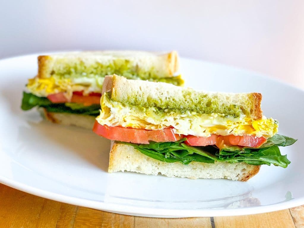 Eggtastic Vegetarian Breakfast Sandwich