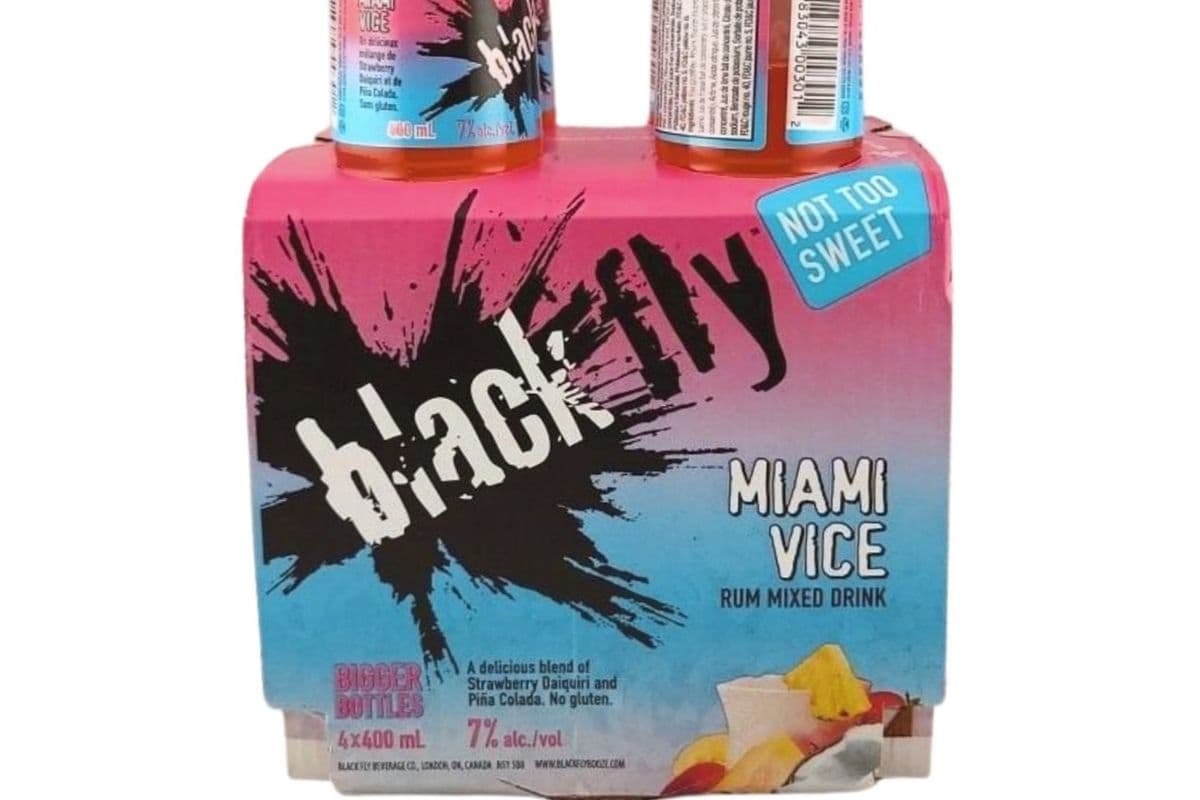 BLACK FLY RUM MIAMI VICE 4PK (4 x 400ML)