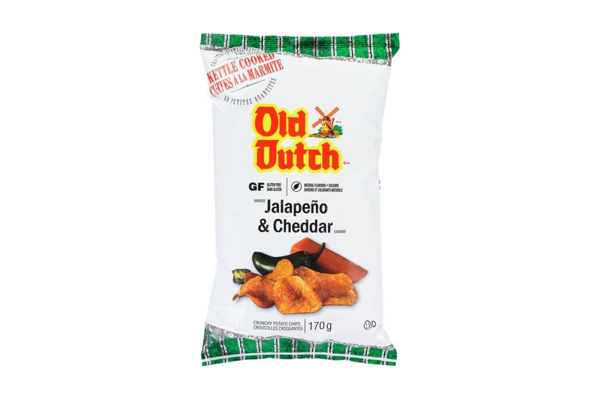 Old Dutch Jalapeno & Cheddar (170g) - 77388 / Dutch Crunch Jalapeno & Cheddar (170g) - 77388