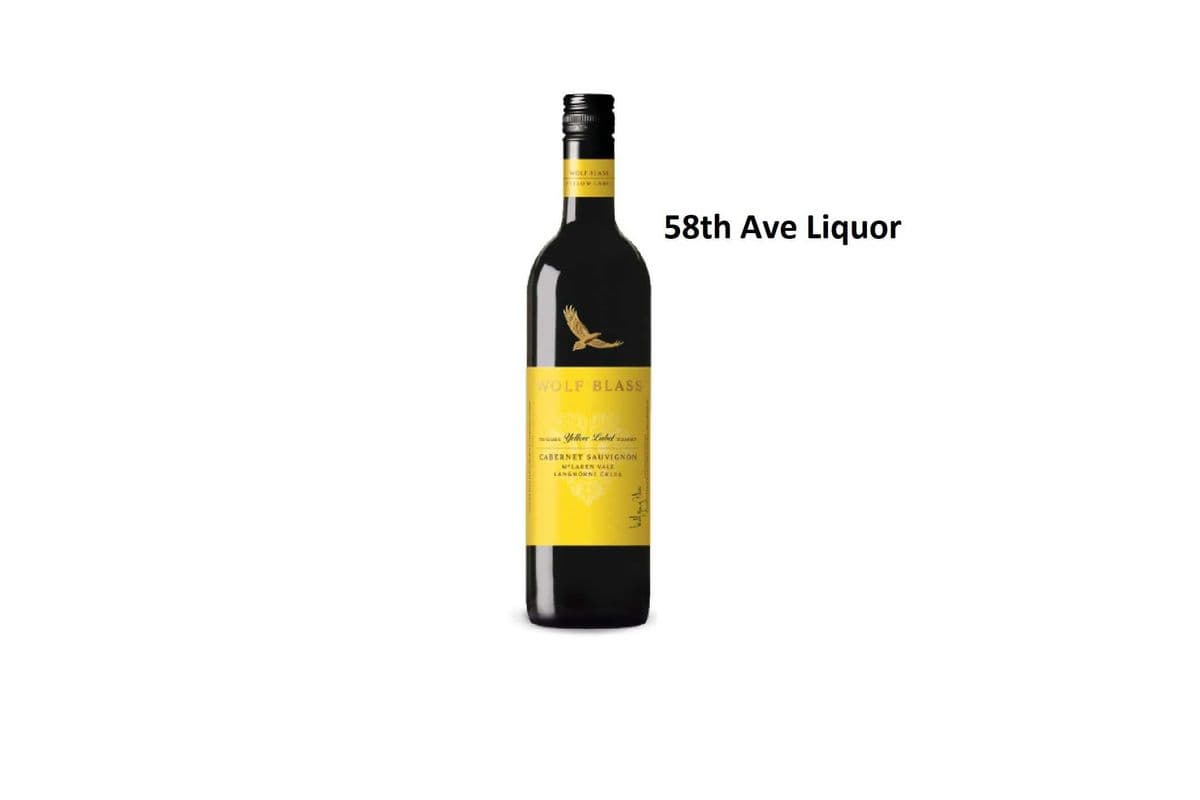 WOLF BLASS YELLOW LABEL CAB SAUV 750ML (1 x 750ML)