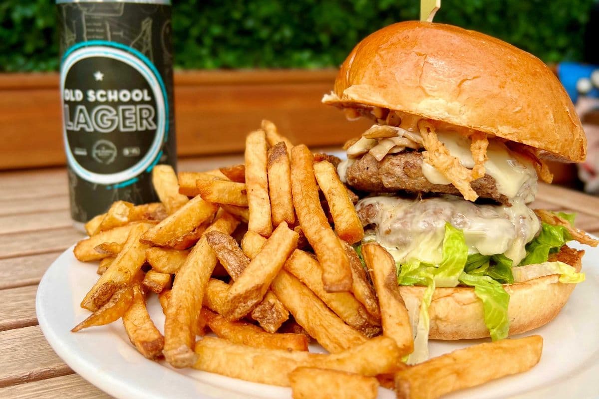 The Old School Burger