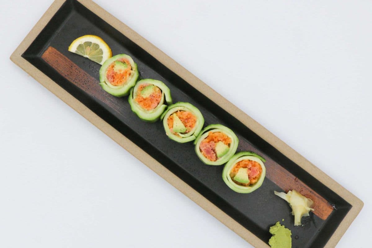 SPICY TUNA CUCUMBER WRAP