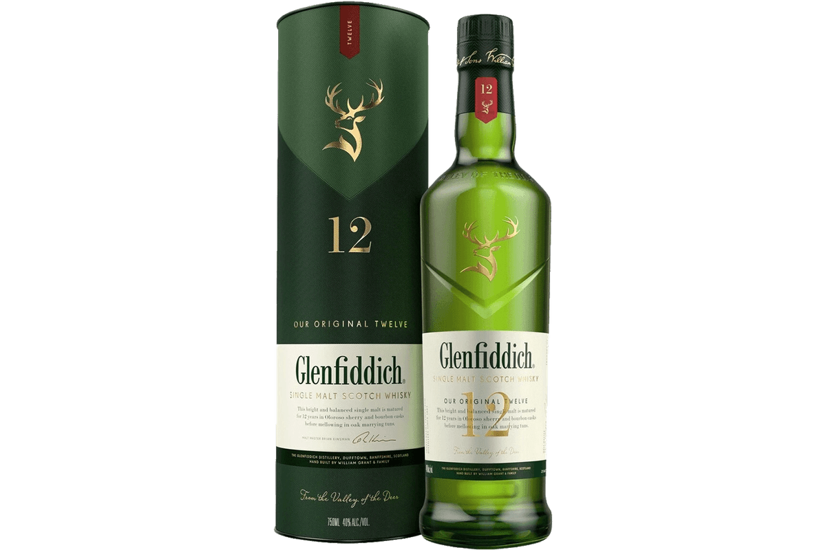 Glenfiddich 12yr Single Malt Scotch Whisky 750ml