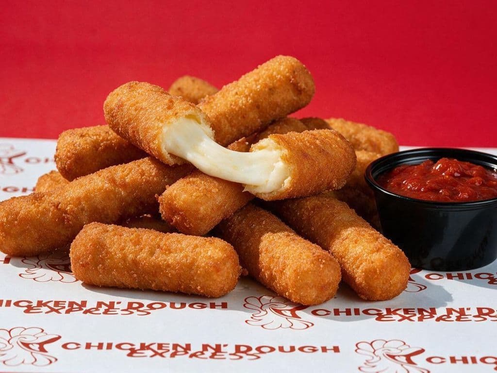 Cheesy Mozzarella Sticks (5pcs)