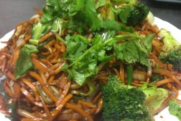 Vegetarian Hakka Noodles