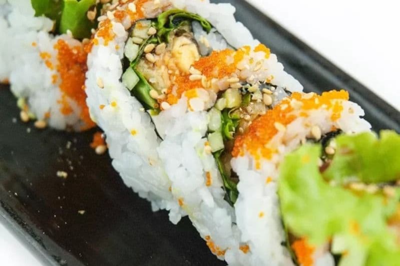 Avocado Yam Cream Cheese Roll