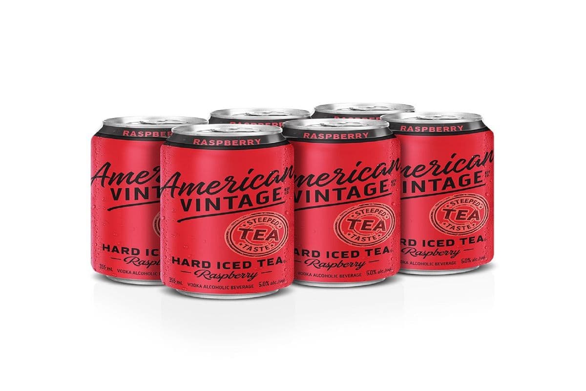 779544. American Vintage Raspberry (6 Cans) (1 x 6PC)