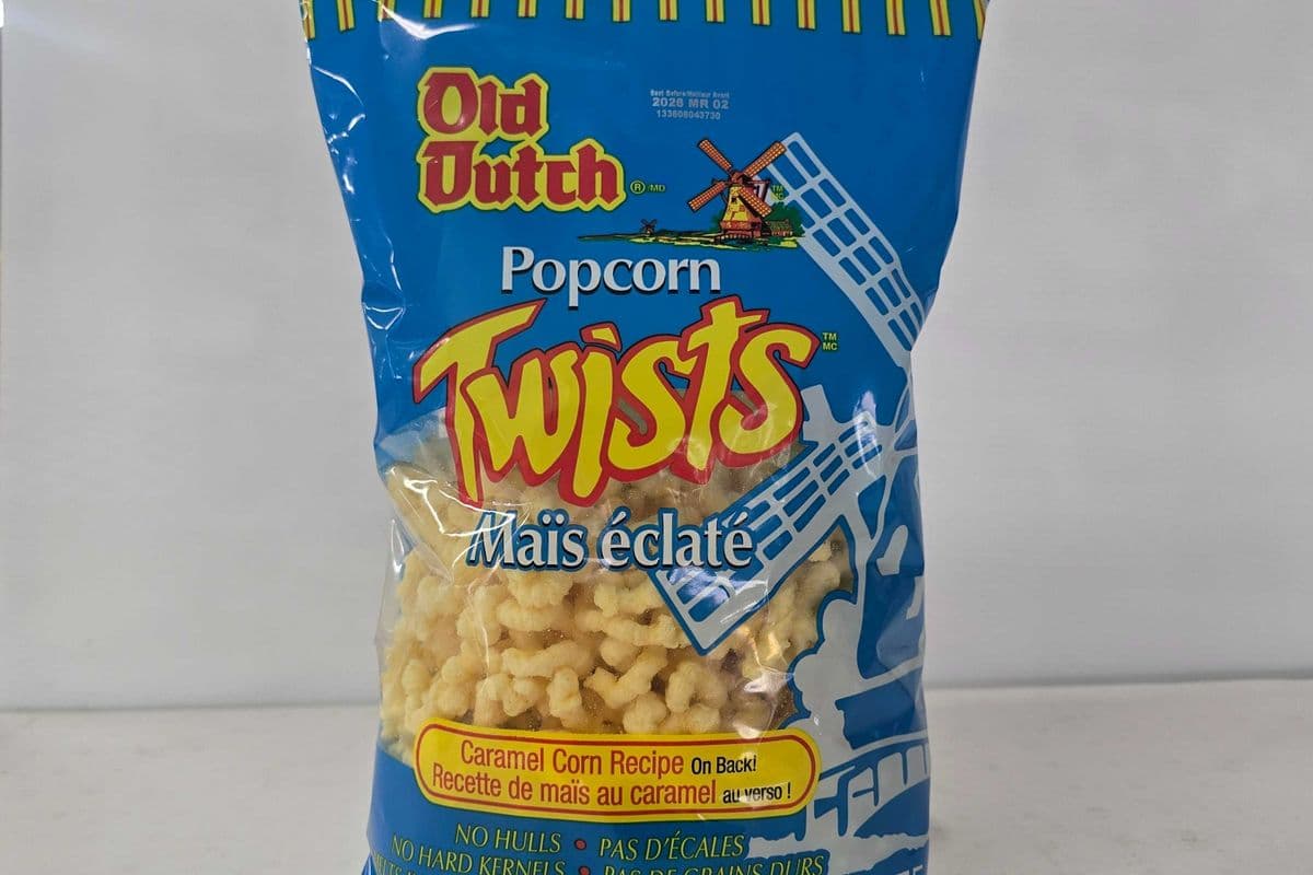 Old Dutch Popcorn Twists caramel corn flour (175g)
