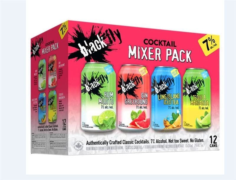 BLACKFLY COCKTAIL MIX PACK (12x355ML)